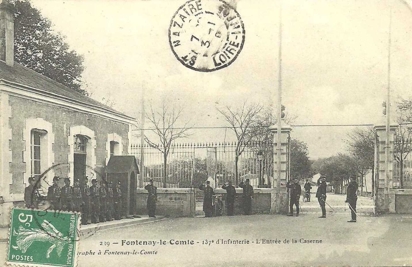 137e d'Infanterie - L'Entrée de la Caserne