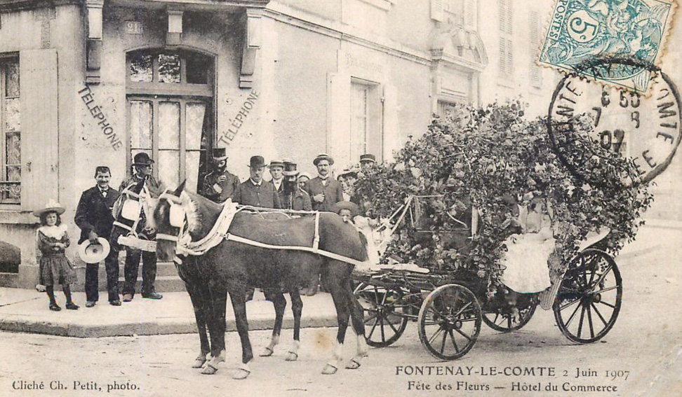 Fête des fleurs du 2 juin 1907 - Hôtel du Commerce