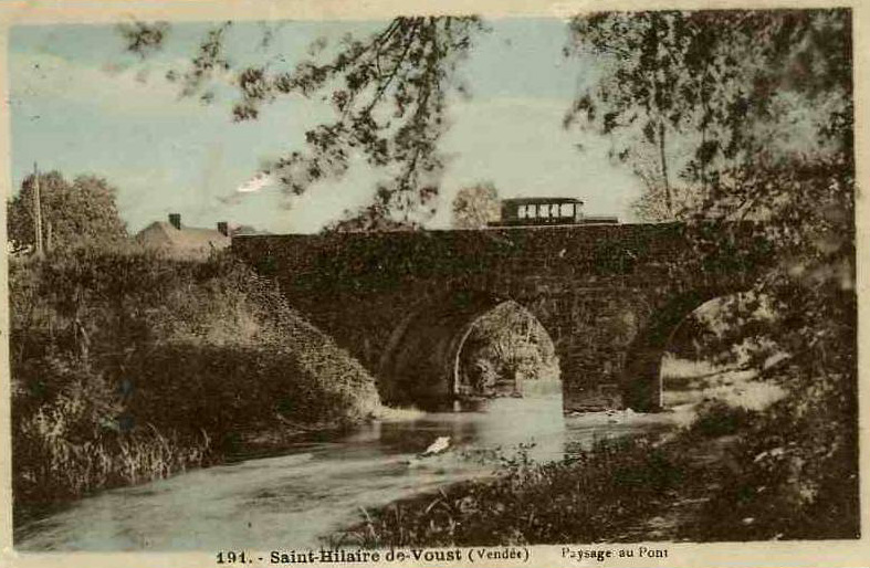 Paysage au pont